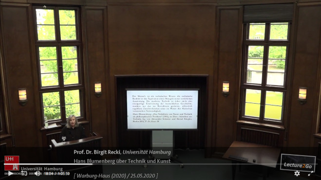 Online: Vortrag von Birgit Recki, Hamburg